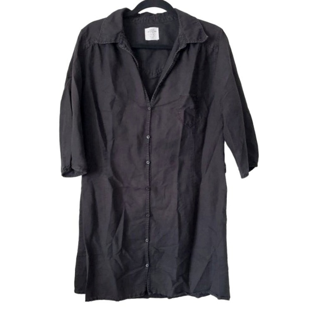 LOGG SHIRT‎ DRESS BUTTON DOWN Mini Black